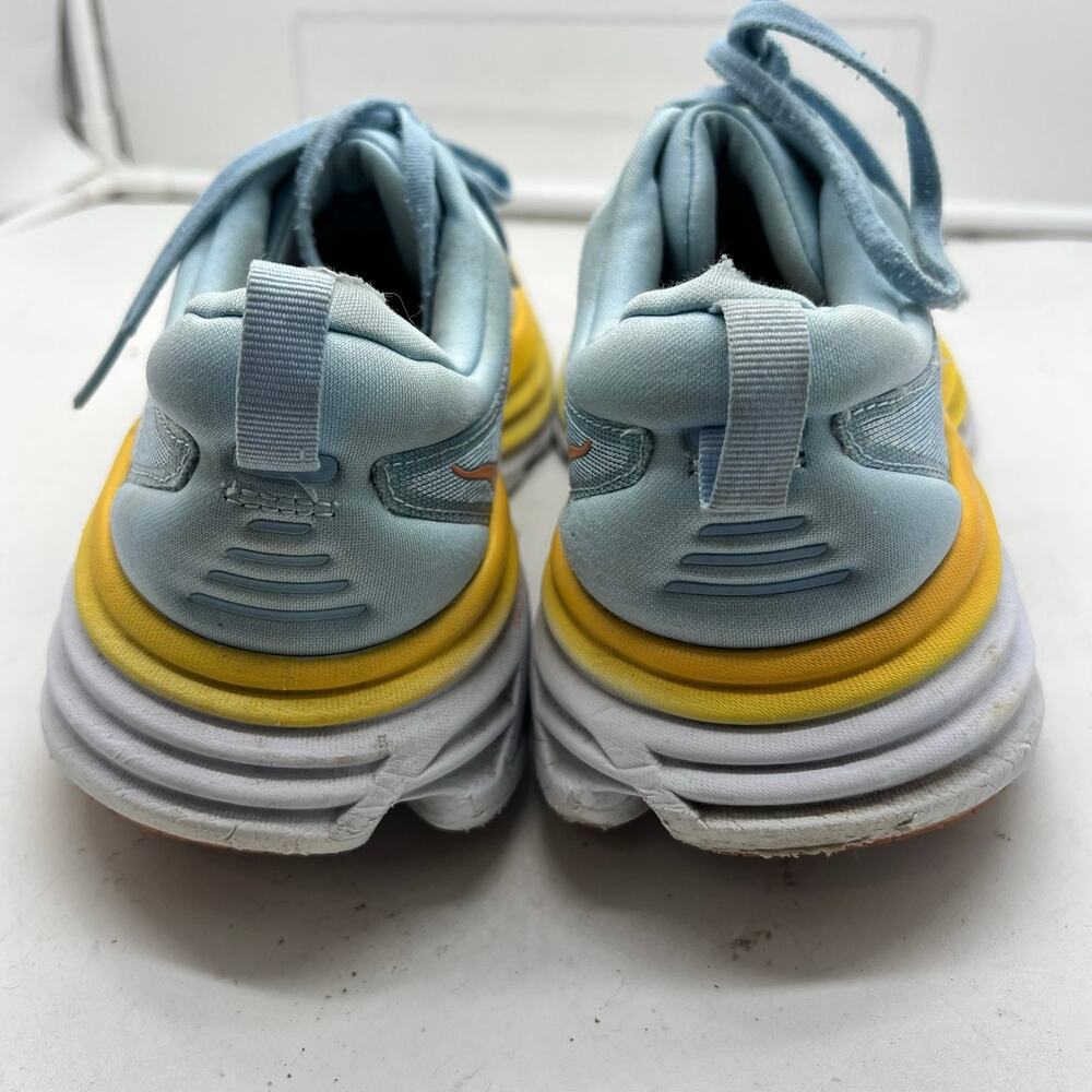 Hoka One One Bondi 8 Shoes Womens 10.5 B Blue Running Sneakers *flaw - Picture 5 of 10